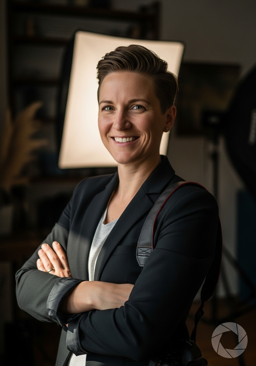 Professional portrait of photographer Alex Morgan